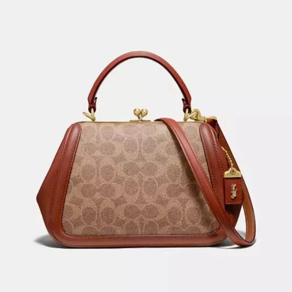 Coach Frame Bag 23 In Signature Canvas - Picture 1 of 15